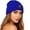 Dark Blue, variant on Yak Embroidery Stretch Knit Beanie Hat for Men Women Student Big Kids Winter Warm Watch Cap Hats