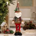 thumbnail image 4 of Christmas Telescoping Plush Toys, Cute Stretchable Standing Plaid Christmas Elder Stuffed Toys, Christmas Decorations for X-mas Party Display and Holiday Present for Plush Toy Enthusiasts, 4 of 4