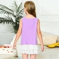 thumbnail image 4 of DxhmoneyHX Girls Workout Tank Tops Crew Neck Sleeveless Active Tennis Yoga Shirts Loose Fit Summer Lightweight Kids Qucik Dry Running Tees, 4 of 6