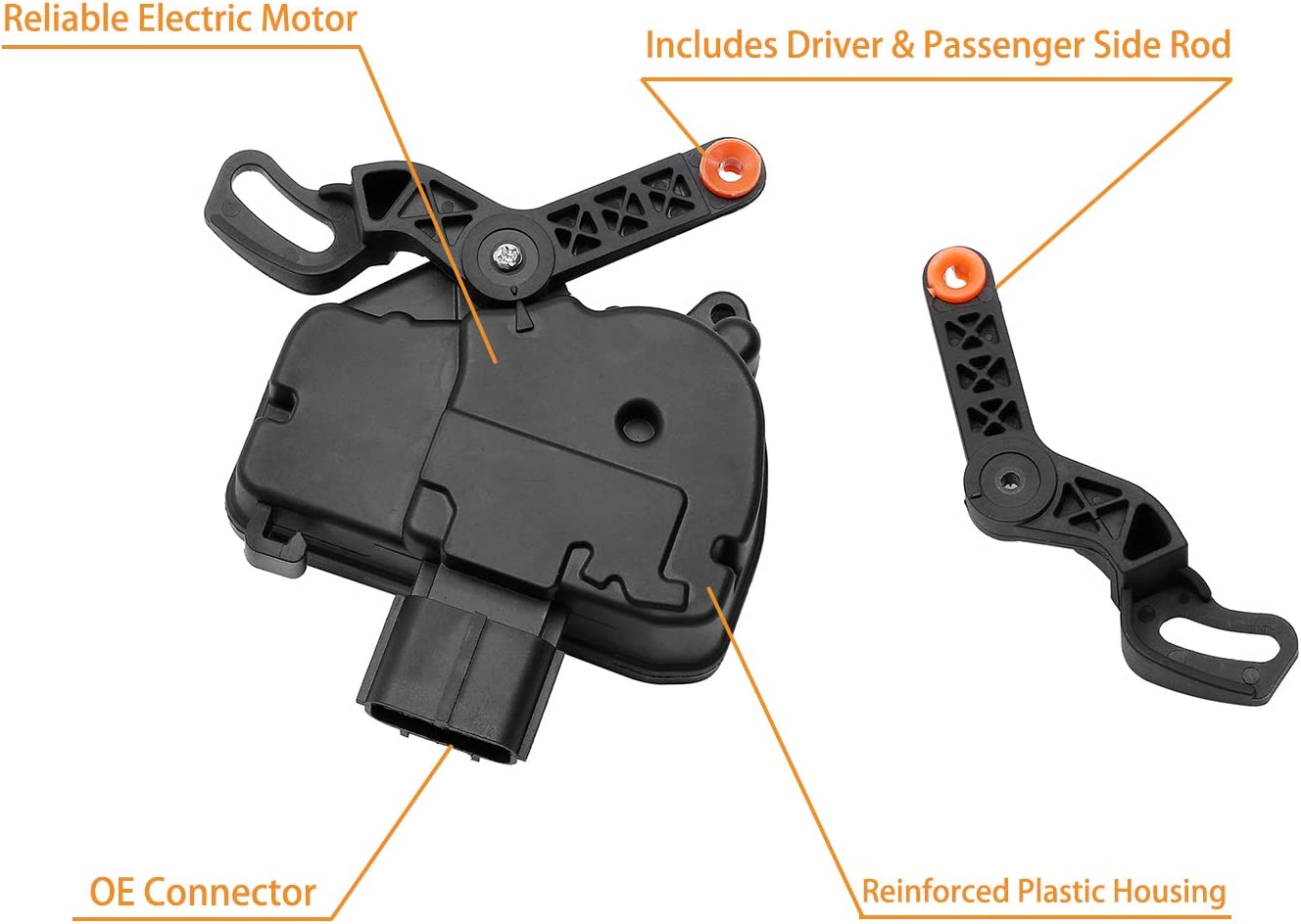 Dorman OE Solutions Right Sliding Door Lock Actuator For Chrysler Dodge Vans (5020679AB) - Lifetime Warranty