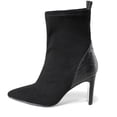 thumbnail image 2 of LSLJS Bottines à Talons Hauts pour Femmes, Chaussures pour Femmes Style Britannique Mode Fermeture Éclair Bout Pointu Imprimé Serpent en Flocage Talon Épais, Bottines et Bottes pour Femmes, 2 of 9