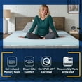 thumbnail image 4 of Sealy Essentials 2" Gel-Infused Cooling Memory Foam Mattress Topper, Twin-XL, 4 of 11