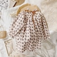 thumbnail image 2 of Baby Girls Crushed Flower Pattern Long Sleeve Casual Dress, 2 of 8