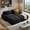 Black, variant on Demi Bonn 2-Seat Modular Sofa, Luxury Corduroy Fabric, Chaise Lounge Design, Curved Armrests, Ergonomic Support, High-Resilience Sponge & Anti-Slip Base, for Living Room Bedroom, Gray