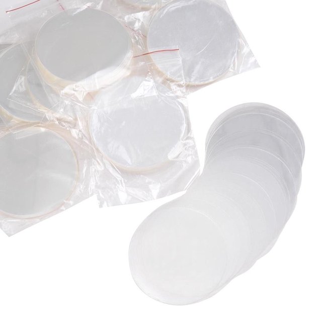 100pcs 58mm Pin Badge Maker Machine Button Parts Supplies Empty White Buttons Badges DIY Accessories Baohd