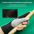 thumbnail image 4 of Gant de Billard Professionnel Billard Respirant Résistant à la Fendue-Doigt Accessoires de Formation de Gants de Billard, 4 of 9
