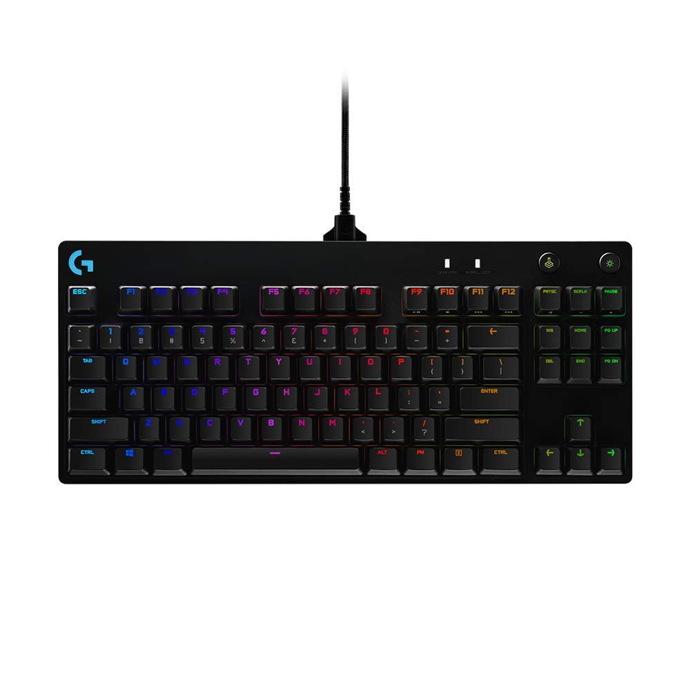 Logitech PRO キーボード USB接続 約1.5m Logitech G PRO Mechanical Gaming Keyboard, Ultra Portable