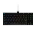 thumbnail image 1 of Logitech G PRO Clavier de Jeu Mécanique, Conception Ultra Portable Sans Tenkey, Câble Micro USB Détachable, Touches Rétroéclairées RGB LIGHTSYNC 16,8 Millions de Couleurs, 1 of 11
