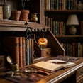 thumbnail image 5 of Halloween Bookshelf Decor, Vintage Bookshelf Lamp, Library Decorative Bookshelf Lighting with LED Pumpkin Ghost Witch Hat Design for Home Party, 5 of 6