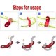 thumbnail image 4 of Tendeurs Ajusteur Boucle De Corde oso de fresa 20 Pices En Alliage D'aluminium Pour Randonne Camping, 4 of 5