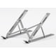 thumbnail image 1 of Soporte para computadora portátil con ventilación de 2 partes de aluminio plateado, soporte de escritorio plegable ergonómico para Macbook-Ipad-Notebook-Tablet, 1 of 1