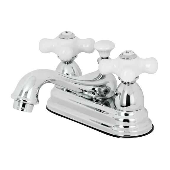 Kingston Brass KS3601PX 4 in. Centerset Bathroom Faucet, Polished Chrome