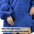 thumbnail image 7 of Flyingstar Oversized Hoodie Throws Blanket Sweatshirt, for Adults Men Women Teenagers Kids, 7 of 7