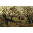 thumbnail image 2 of Josep Masriera 14x11 Black Ornate Wood Framed Double Matted Museum Art Print Titled: Detail of Llavaneres (1890), 2 of 5
