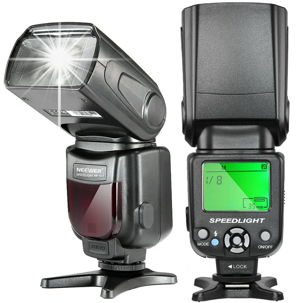 Neewer NW561 Speedlite Flash with LCD Display for Canon & Nikon