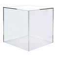 thumbnail image 2 of Marketing Holders Acrylic Clear Cube Riser Display Box or Bin 5 Sided Trophy Figurine Pedestal Display 9" Square, 2 of 10