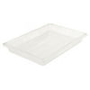 Rubbermaid Commercial RCP 3306 CLE Food/Tote Boxes, 5 gal., 3.50" x 26.00" x 18.00", Clear