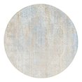 thumbnail image 3 of Unique Loom Brighton Collection Area Rug - Bushwick (6' 1" Round Green/Blue), 3 of 7