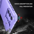 thumbnail image 4 of JTCASES for Samsung Galaxy A03S Case, Sliding Camera Cover & Foldable Kickstand Shockproof Corners Anti-fall Rugged Anti-slip PC TPU Heavy Duty Protective Hybitd Shell - Purple, 4 of 12