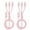 2-Pack (3 in 1 Pink), variant on 2 Pack Multi Charging Cable, 3 in 1 Multi Phone Charger Cable Fast Charging Cord with USB C, Micro USB Cable Compatible with iPhone/iPad/Samsung/Android Phone, Black
