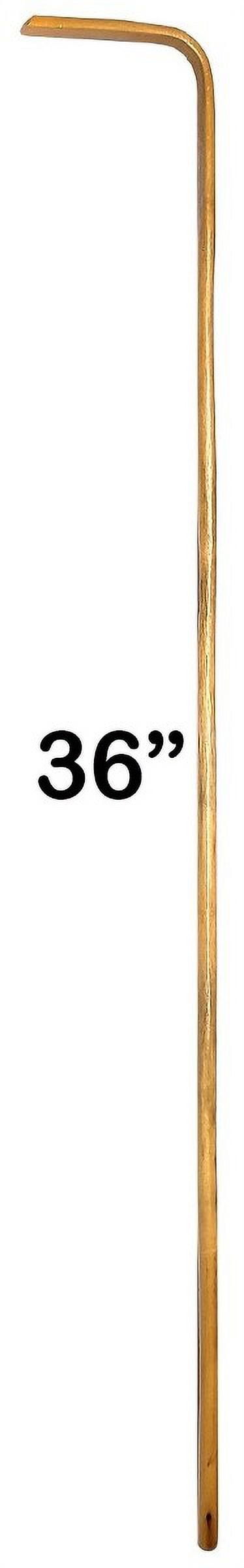 Cyber-Deals Craps Dealer 36" Rattan Dice Stick, Featuring Genuine Las Vegas Strip Casino Dice with Storage Pouch