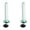 2.5mm-Transparent color, variant on Glass Ear Stretching Set Plugs Gauges with O Rings Single Expander Jewelry for Body Piercing Women and Men