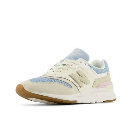 New Balance Women's 997H V1 Sneaker, Angora/Light Chrome Blue/Rose Sugar, 7.5