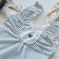 thumbnail image 5 of LYMAYTER Baby Girl Swimsuit Cute Vest One Piece Bathing Suit Protection Ruffles Swimwear 6M-8Y, 5 of 8