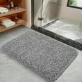 thumbnail image 2 of LOCHAS Grey Bath Rug, 36x24 Inch, Soft Thick Absorbent, 2 of 6
