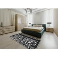 thumbnail image 5 of Ahgly Company Machine Washable Indoor Rectangle Transitional Dark Goldray Area Rugs, 3' x 5', 5 of 7