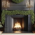 thumbnail image 3 of Clearance Christmas Garland Decoration! Skegnu 5.9ft Christmas Cedar Garland Artificial Green Cedar Garland Faux Cedar Needles Garland For Home Fireplace Indoor Outdoor Holiday Party Decoration, 3 of 9
