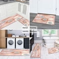 thumbnail image 6 of Kitchen Rugs and Mats Non Skid Washable Spring Floral Dalia Summer Kitchen Mat and Rug Set,Floor Cushion Absorbent Rug,Rubber Backed Area Rugs for Kitchen Laundry, 6 of 7