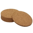 thumbnail image 3 of 16 Set Natural Cork Coasters Absorbent Drink Coffee Cup Mat Table Bar DIY Crafts, 3 of 4
