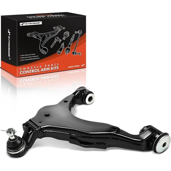 A-Premium Front Right Lower Control Arm, with Ball Joint & Bushing, Compatible with Toyota Tacoma 2005-2015, RWD & Pre Runner Only