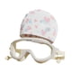 thumbnail image 2 of Gafas y gorro de natación, visión amplia, portátiles, impermeables, con tapones para los oídos, para niños y niñas que bucean en la piscina., 2 of 9