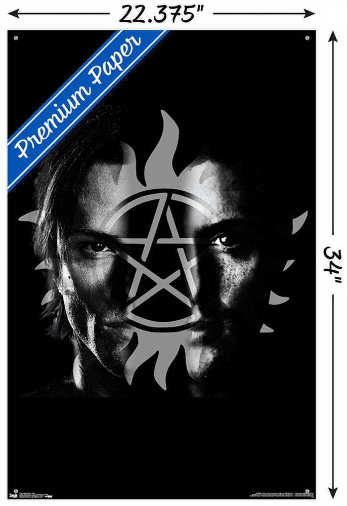 Supernatural - Split Wall Poster with Push Pins, 22.375" x 34"