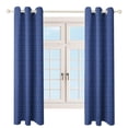 thumbnail image 4 of Red Bandana Blackout Curtains Window Drapes Room Darkening Thermal Insulated Grommets Blackout Curtains, for Living, Dining, Bedroom,2 Panels, 4 of 6