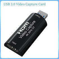 USB 3.0 Video Capture Card Adapter for Streaming Gaming Video Conference Teaching Live Broadcasting
