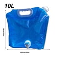 thumbnail image 2 of Eigraketly Bolsa de agua con Contenedor plegable de agua Bolsa de despensa para acampar al aire libre de emergencia Cubo de viaje para el Type2 NO2, 2 of 6