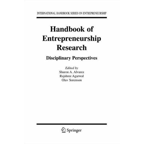 International Handbook Entrepreneurship Handbook of Entrepreneurship Research: Disciplinary Perspectives, Book 2, (Paperback)