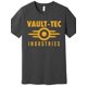 thumbnail image 2 of Retro Scifi Vault Tec Industries Logo Premium T-Shirt funny Men’s Short Sleeve Graphic T-shirt Collection black Tee For Adult, Men, Women, Teen, Teenager, Adolescent, Youth, 2 of 7