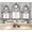 Color 1, variant on Gothic Arch Windows Wallpaper Stone Carvings historical building Peel and Stick Wall Murals 69"H x 96"W Removable PVC Wall Paper Self-Adhesive Wall Decor for Bedroom Living Room
