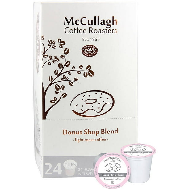 McCullagh Coffee Roasters Donut Shop Blend Light Roast Single Serve