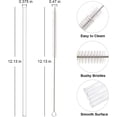 thumbnail image 5 of Replacement Straw Compatible with Stanley 40 oz 30 oz Cup Tumbler, 6 Pack Reusable Straw with Cleaning Brush, Plastic, Clear, 5 of 7