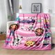 thumbnail image 1 of Gabby's dollhouse-manta de franela supersuave y cálida para niños y niñas, ropa de cama de viaje, sofá y cama, 1 of 4