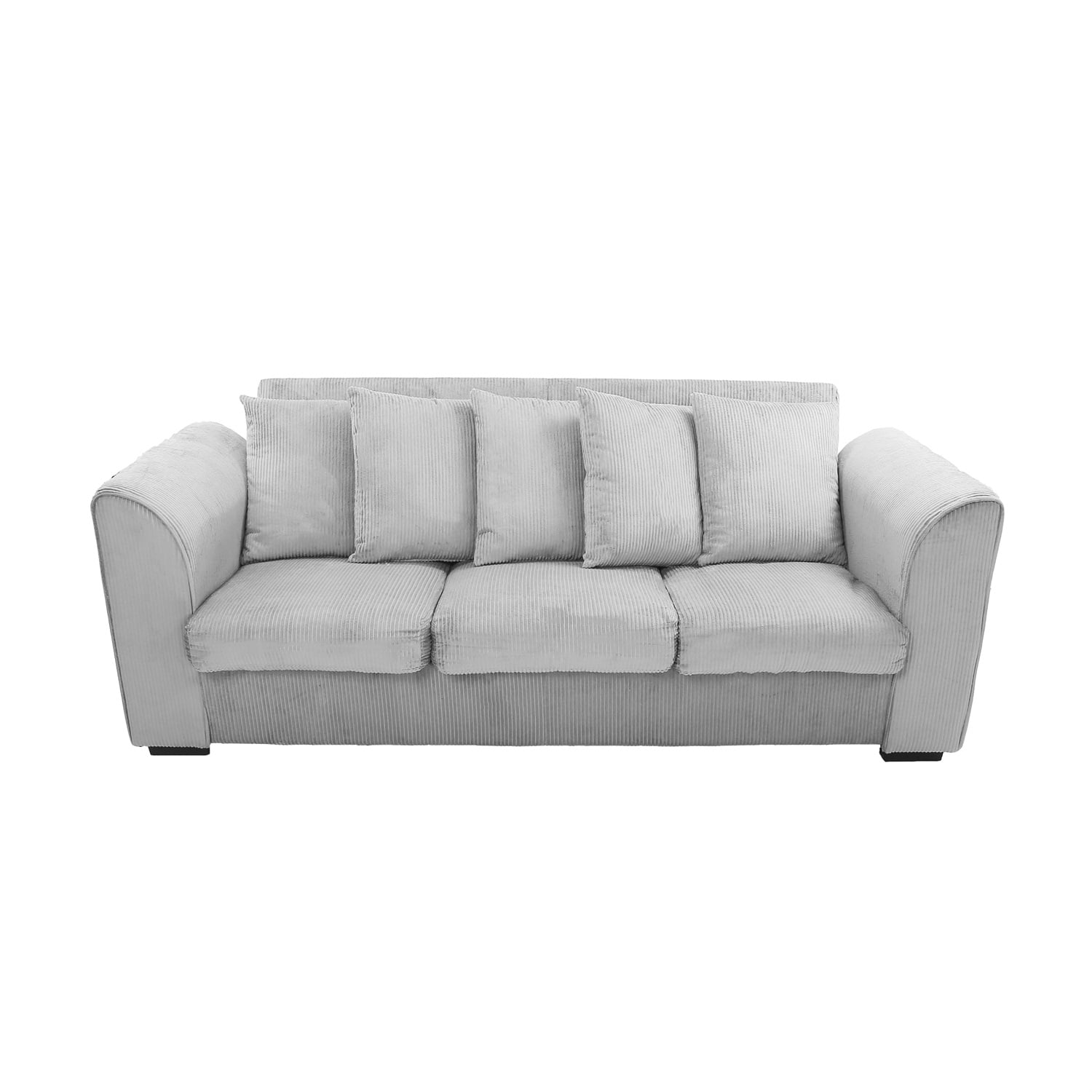 Kadyn 3-Seat Sofa Couch, Fabric Upholstered Accent Sofa for Living Room&Bedroom&Office, Modern Fabric Sofa Couch with Pillows, Light Grey Kadyn 3-Seat Sofa Couch, Fabric Upholstered Accent Sofa for Living Room&Bedroom&Office, Modern Fabric Sofa Couch with Pillows, Light Grey