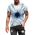 thumbnail image 3 of Men'S Short-Sleeved T-Shirt Short-Sleeved Crew Neck Printed T-Shirt 3D Printed Graphic Short Sleeves,Multicolor,XXXXXL, 3 of 4