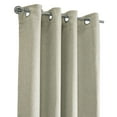 thumbnail image 3 of Zoey Room Darkening Grommet Curtain Panel 52 x 84 in Grey, 3 of 7