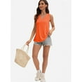 thumbnail image 6 of Womens Tank Tops V Neck Summer Trendy Casual Loose Fit Flowy Sleeveless Shirts, 6 of 6