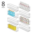 thumbnail image 2 of mDesign Plastic Kitchen Pantry Storage Organizer Bin with Handles, 8 Pack, Clear, 2 of 9
